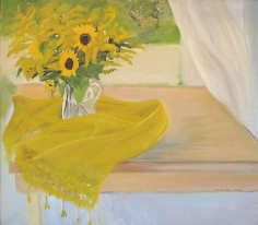 JANE FREILICHER Still Life with Yellow Flowers