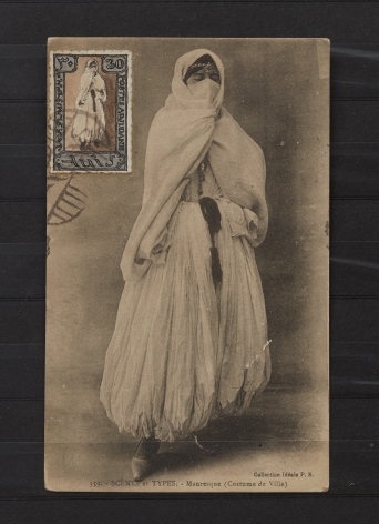 Donald Evans Adjudani, 1962. Veiled Adjudani woman.